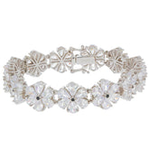 Sterling Silver Semi Mount Bracelet Setting Pear PE 6X4mm - Syzjewelry